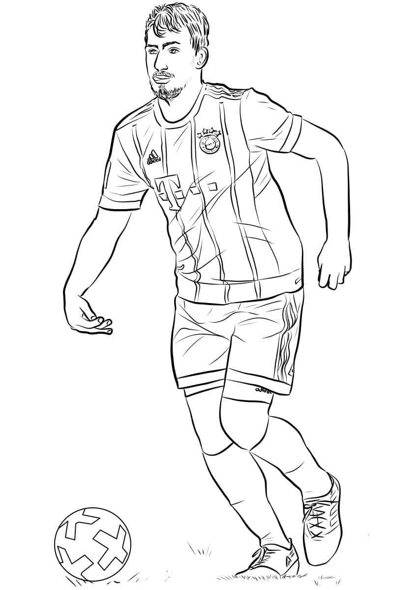 Printable Mats Hummels coloring page