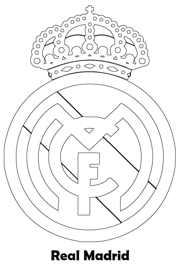Real Madrid coloring pages - ColoringLib