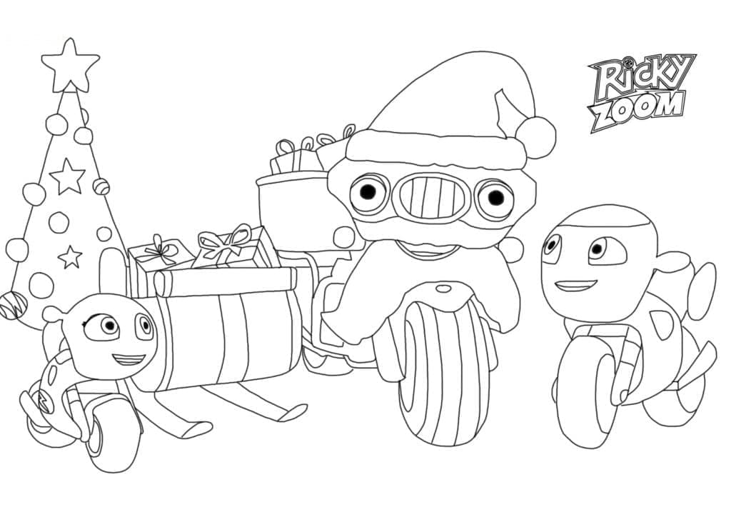 Ricky Zoom Christmas coloring page - Download, Print or Color Online ...