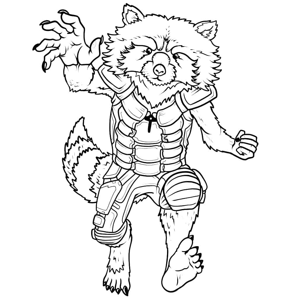 Rocket Raccoon Guardians of the Galaxy