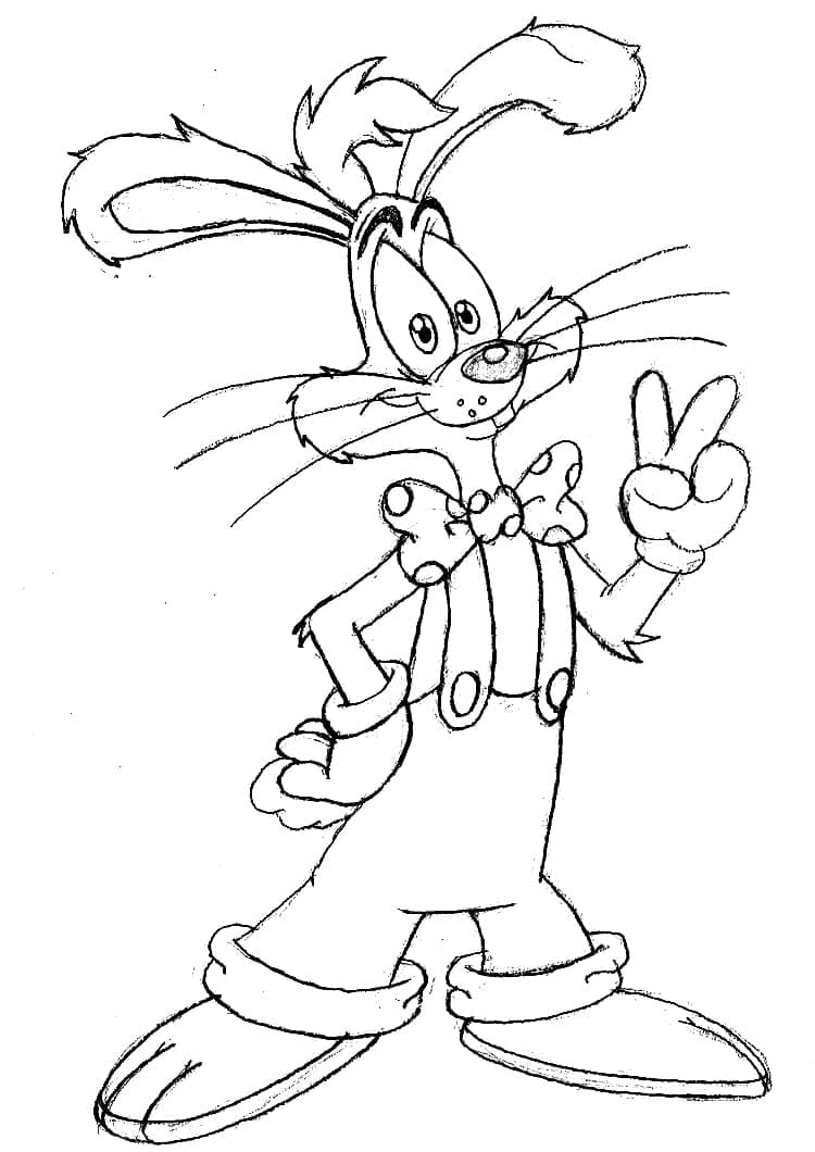 Roger Rabbit Image coloring page