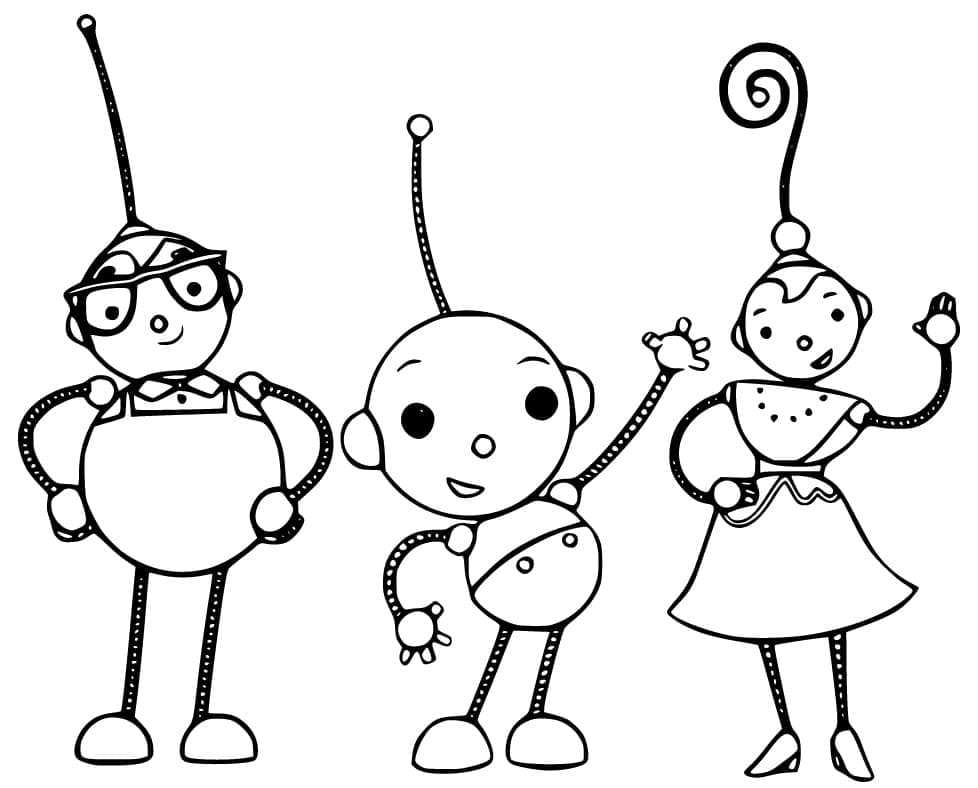 Rolie Polie Olie coloring pages