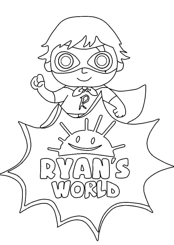 Ryan’s World coloring pages