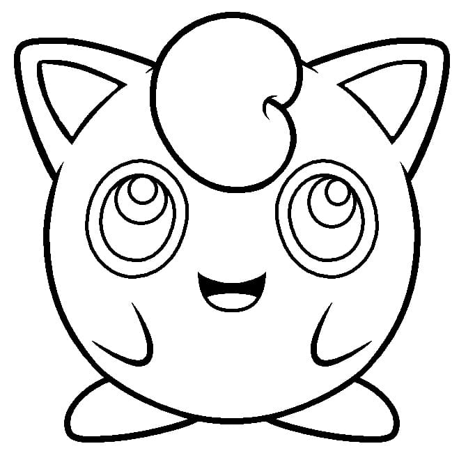 Smiling Pokemon Jigglypuff