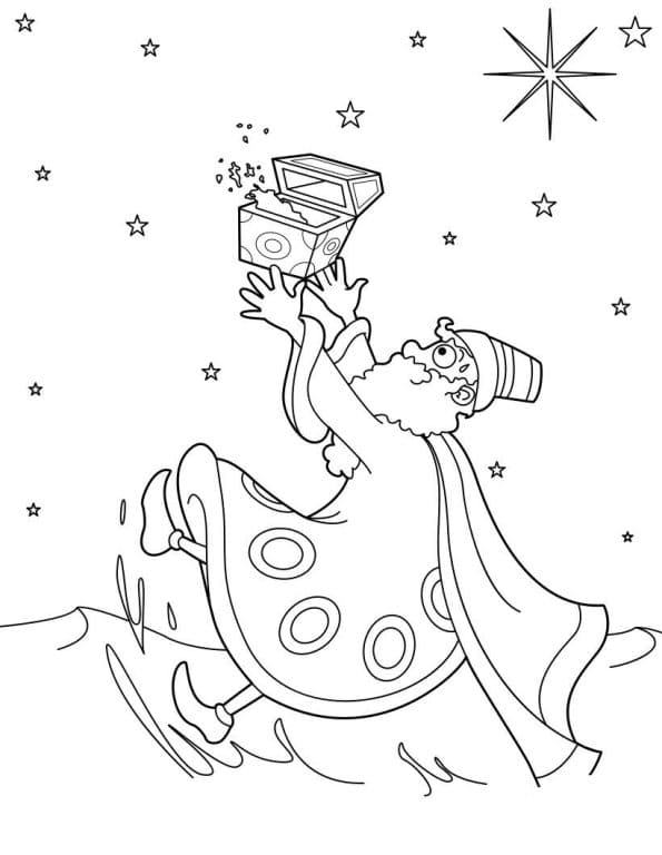 The Day of Three Wise Men coloring page