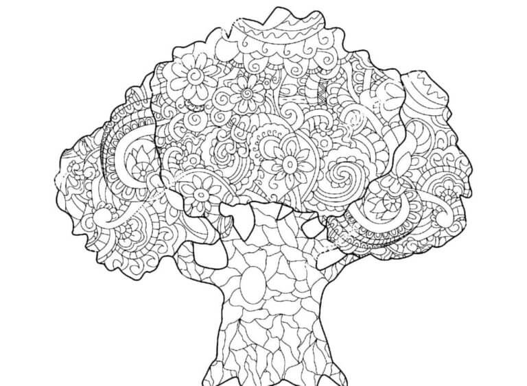 The Tree Is For Adults coloring page