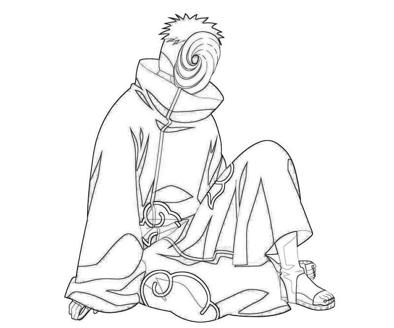 Tobi coloring page