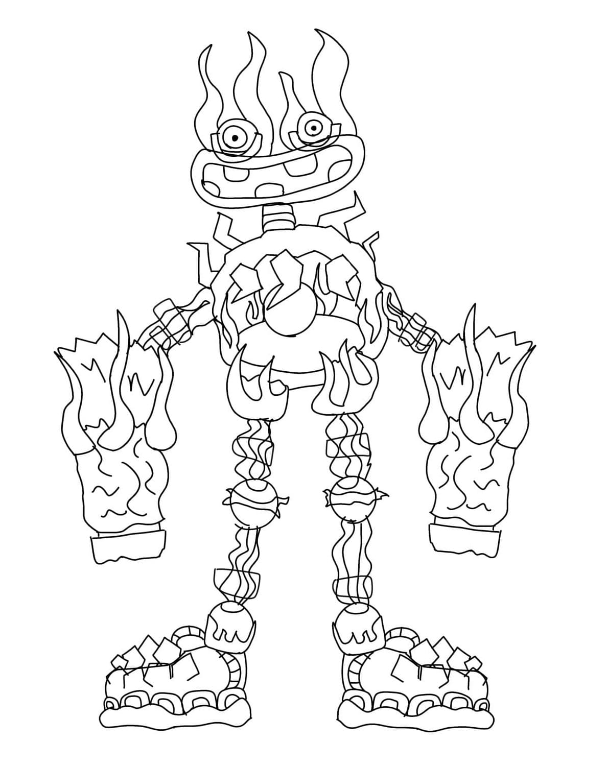 Wubbox Image coloring page - Download, Print or Color Online for Free