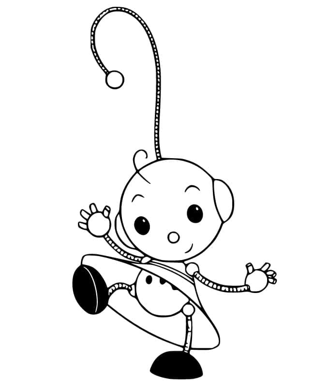 Zowie Polie from Rolie Polie Olie coloring page