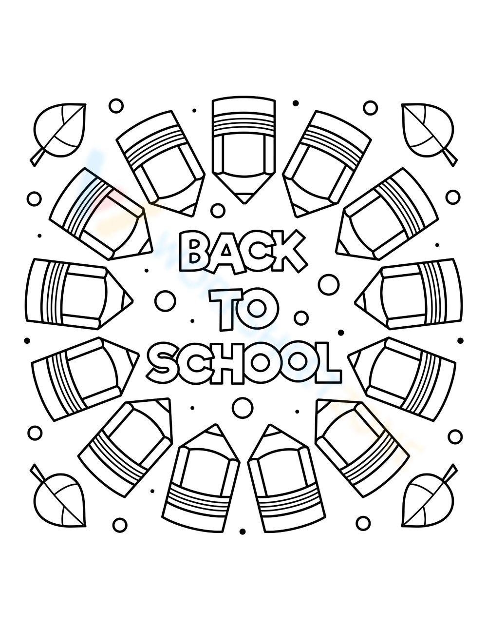 Back To School Mandala