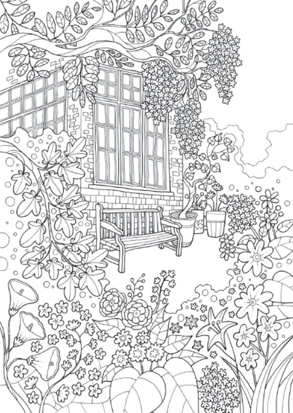 Basic Scenery coloring page