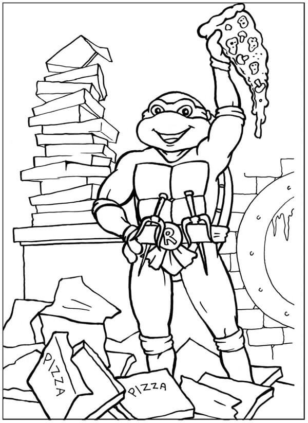 Basic Teenage Mutant Ninja Turtles coloring page