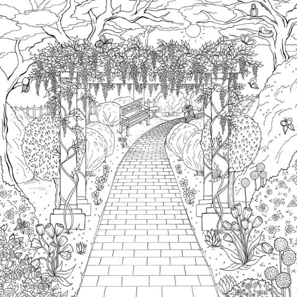 Botanical Garden coloring page