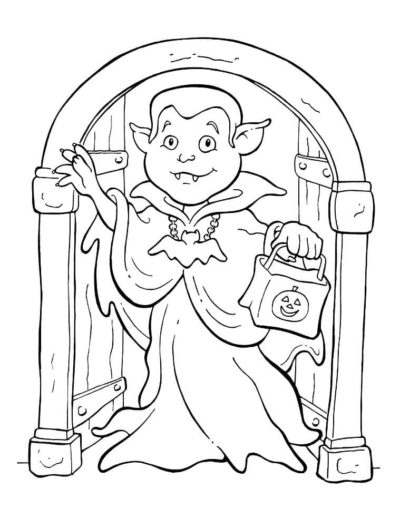 Great Vampire coloring page