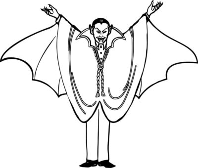 Perfect Vampire coloring page