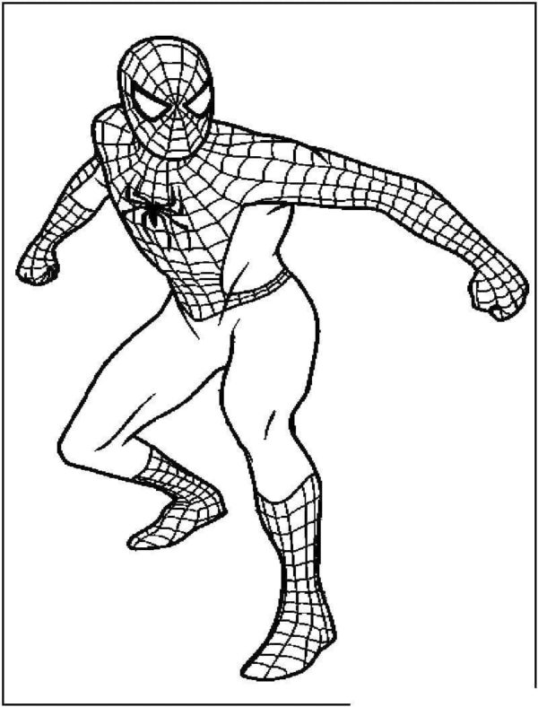 Spider-Man coloring page - Download, Print or Color Online for Free