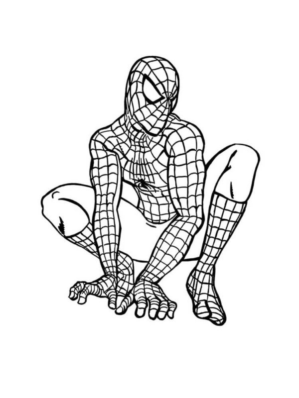 Waiting For The World to be Saved From The Villains coloring page