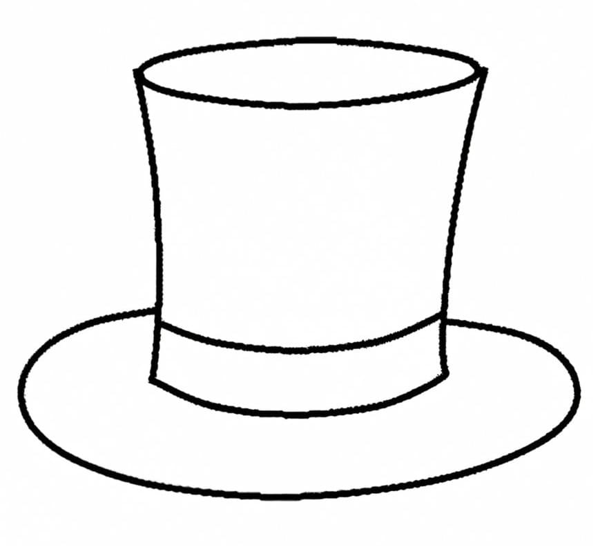 Top Hat coloring pages - ColoringLib