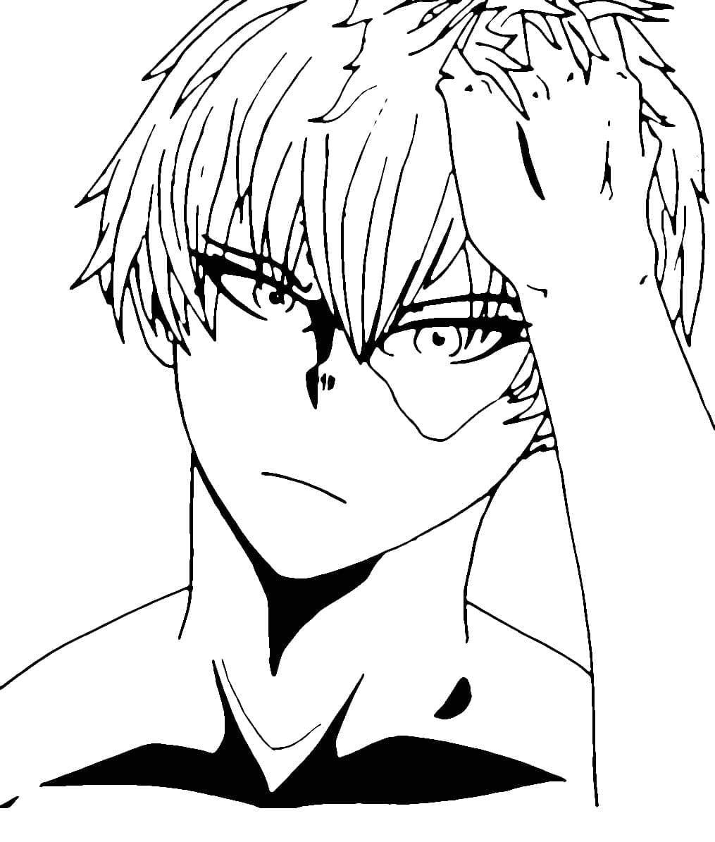 Awesome Shoto Todoroki coloring page - Download, Print or Color Online ...