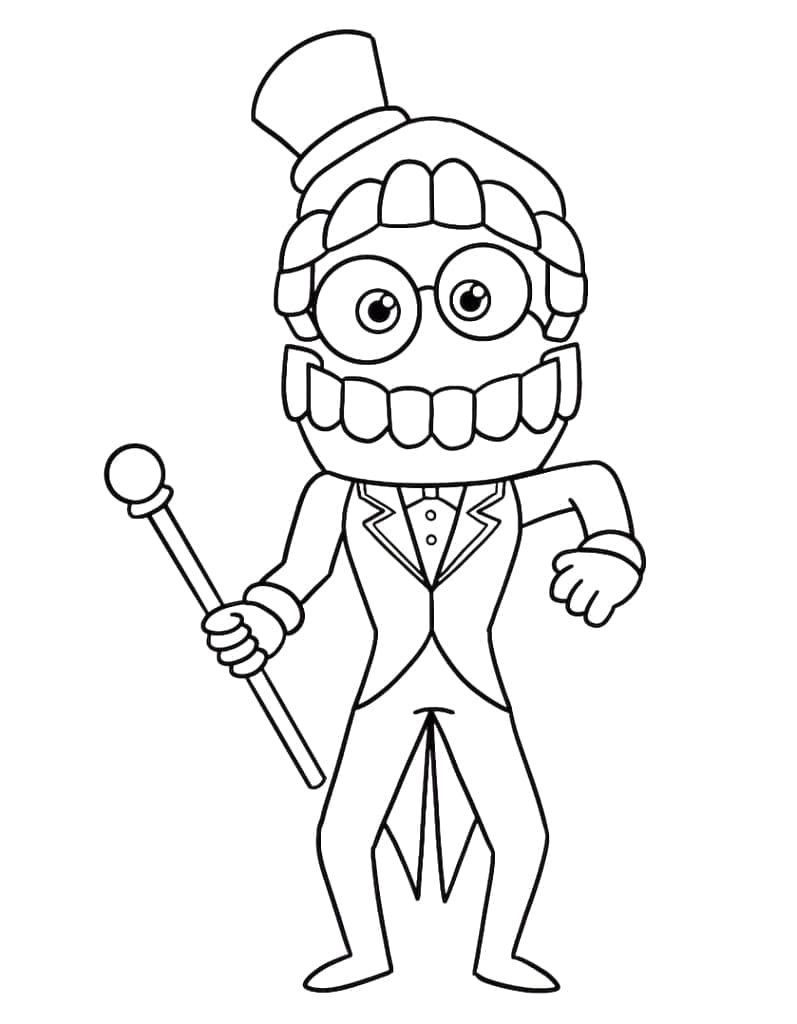 Caine The Amazing Digital Circus coloring page - Download, Print or ...