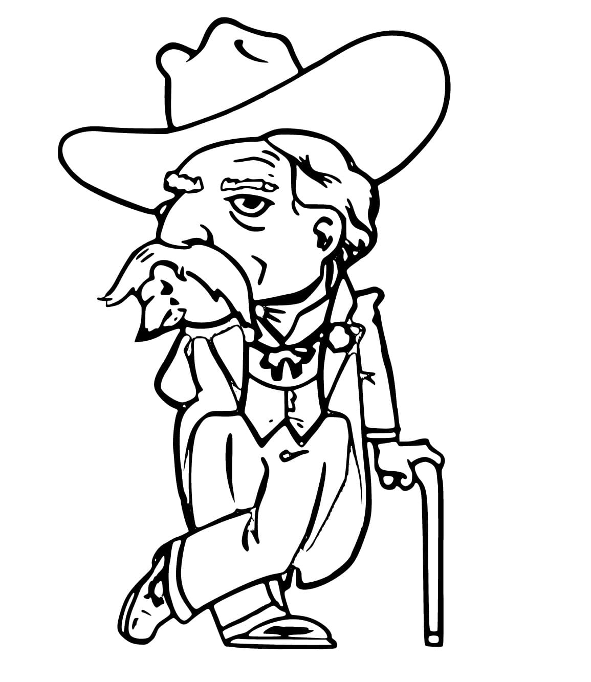 Colonel Reb Mascot coloring page - Download, Print or Color Online for Free
