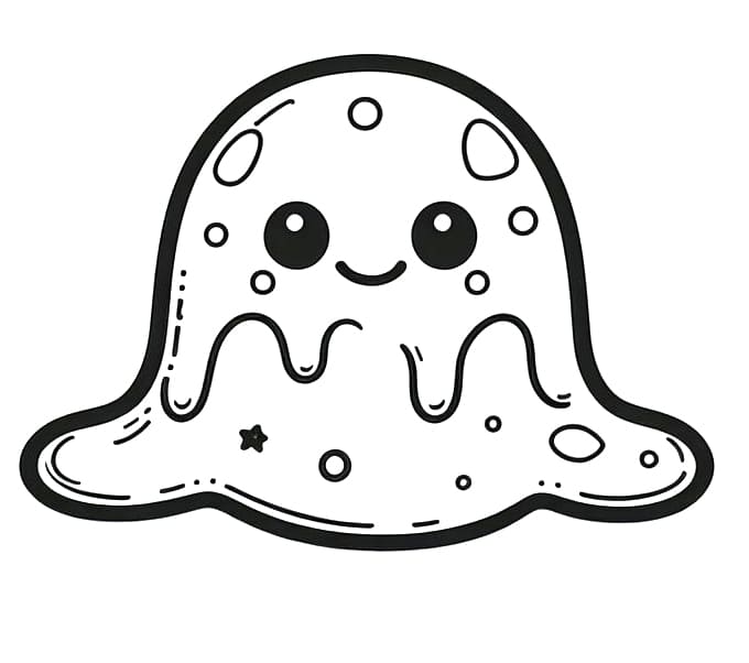 Cute Slime Printable Coloring Page Download Print Or Color Online For Free