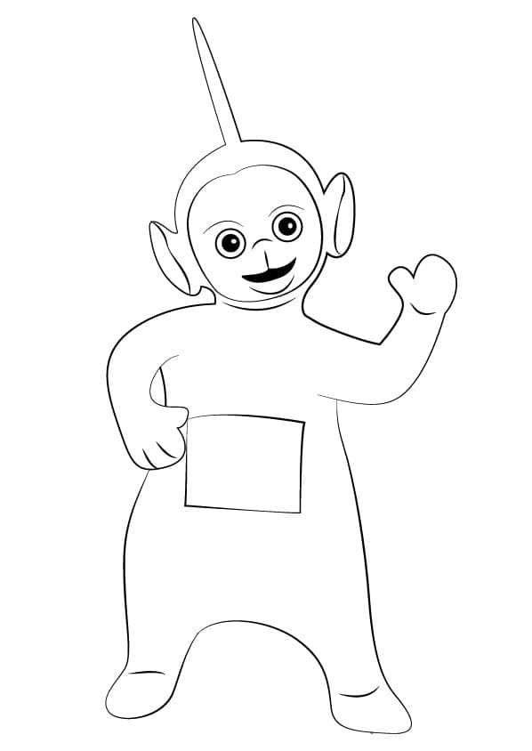 Dipsy Teletubbies coloring page