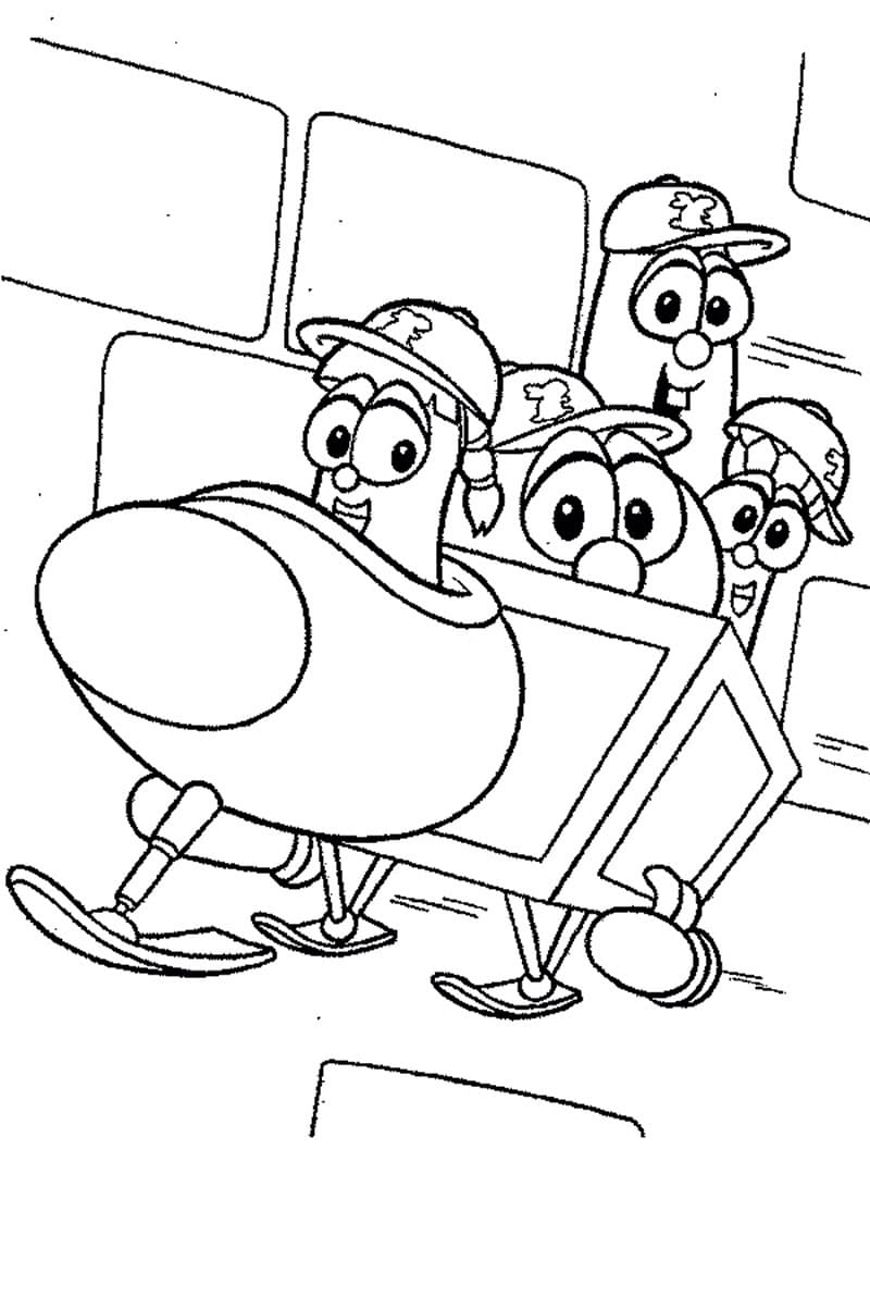 Free Drawing of Veggietales coloring page - Download, Print or Color ...
