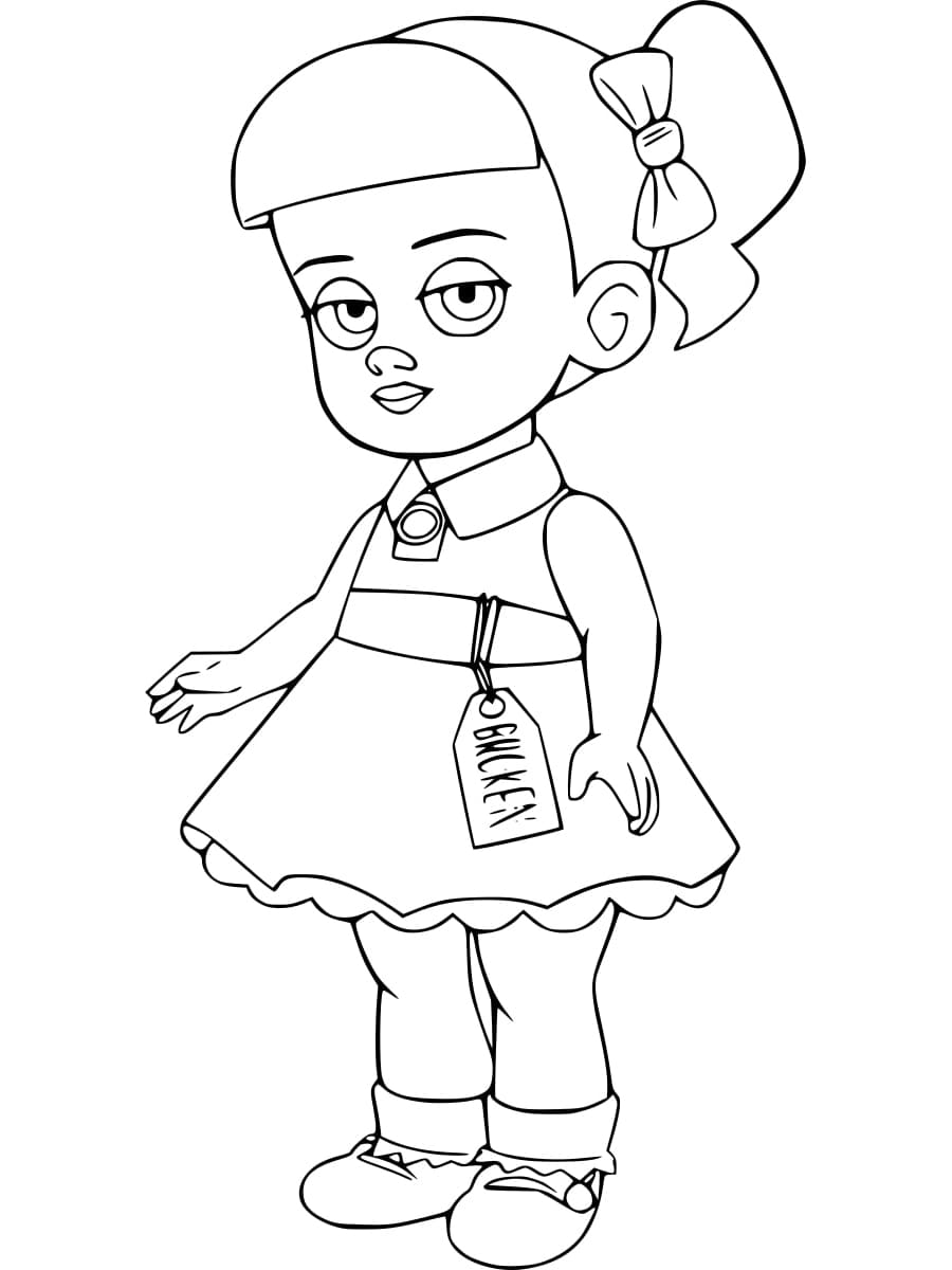 Gabby Gabby Toy Story 4 coloring page