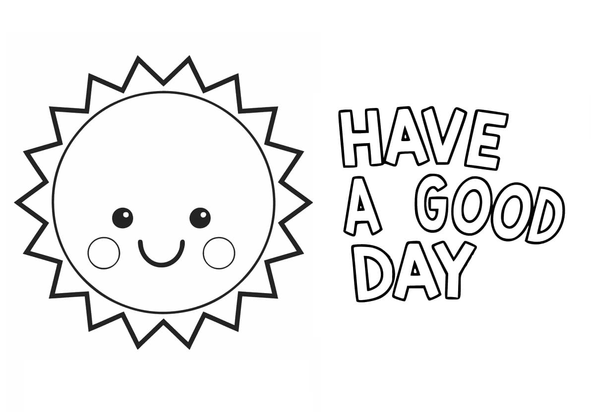 Have A Good Day with Cute Sun