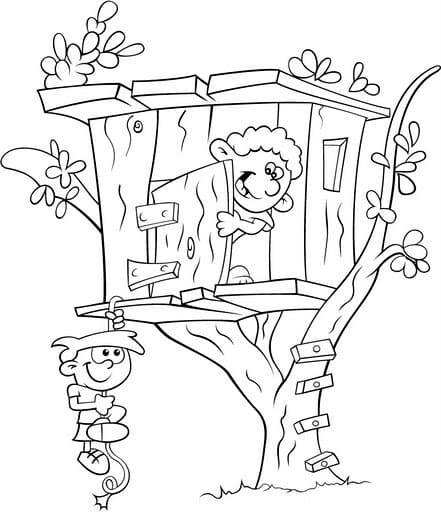 Little Boys and Treehouse