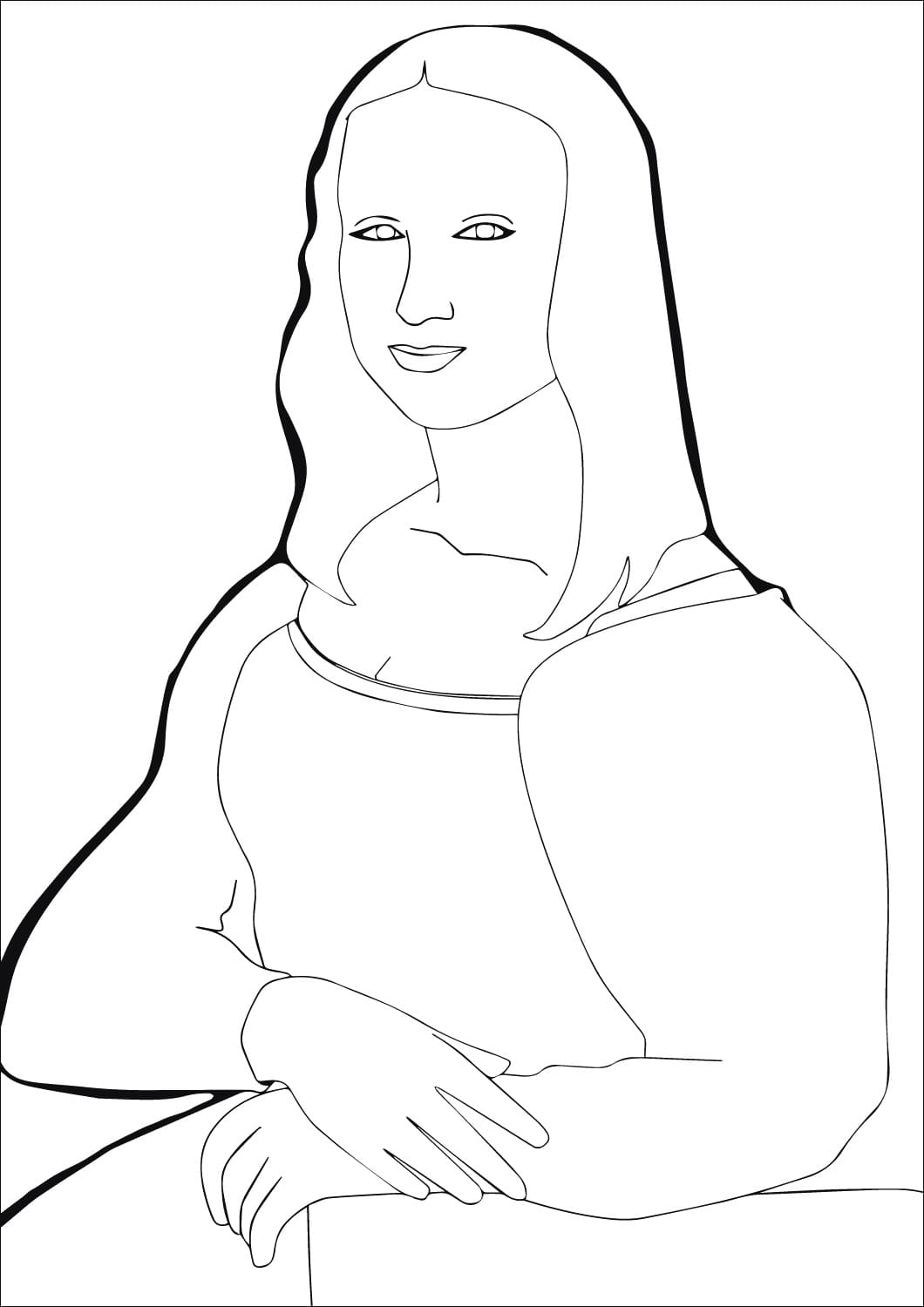 how to draw mona lisa step by step | Mona lisa drawing, Mona lisa, Easy  drawings