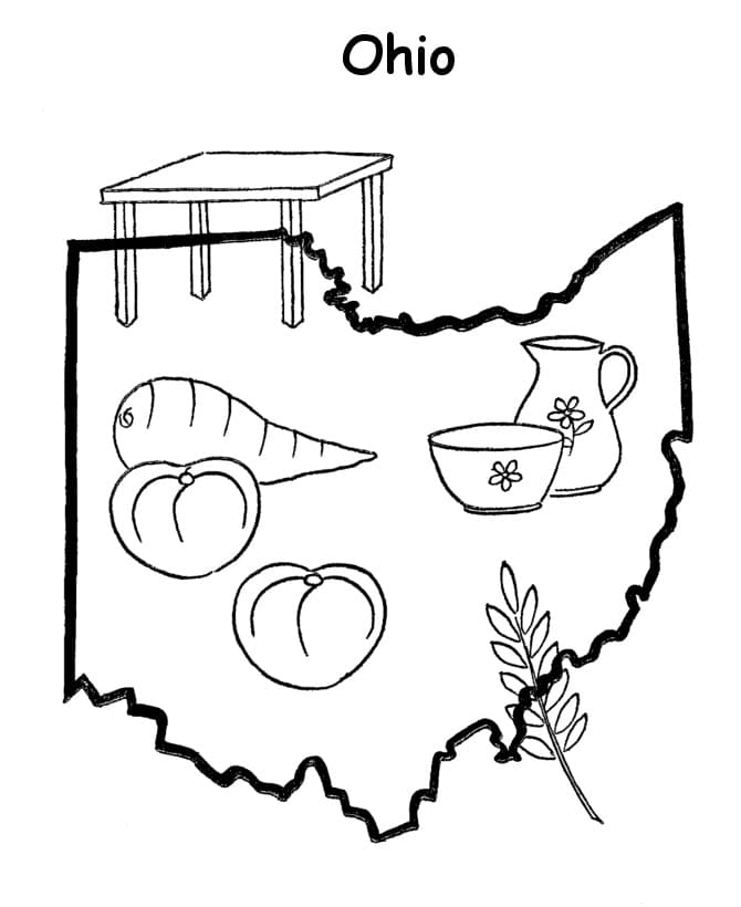 Ohio State Printable coloring page - Download, Print or Color Online ...