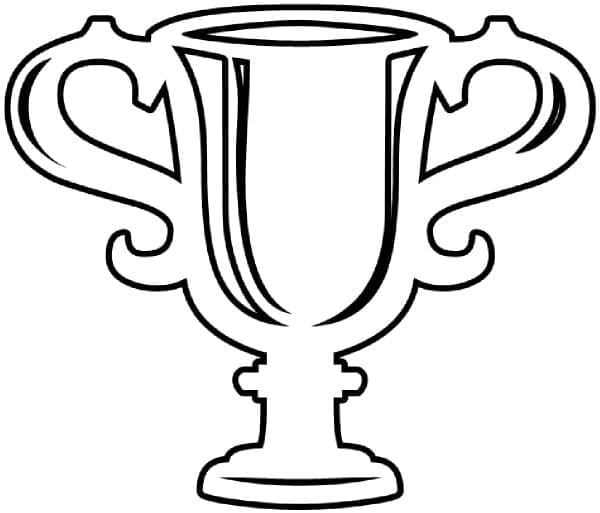 Perfect Trophy coloring page