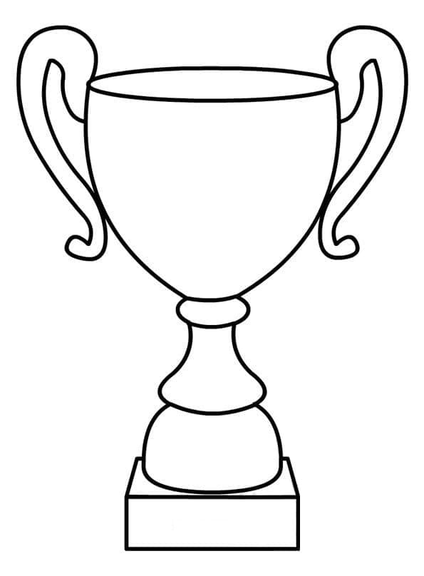 Print Trophy coloring page - Download, Print or Color Online for Free