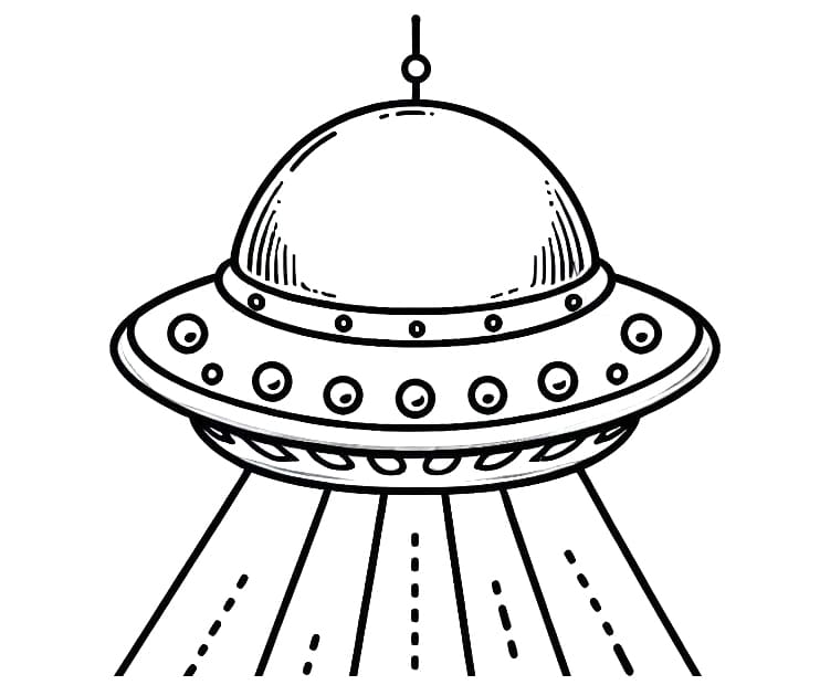 Print UFO coloring page - Download, Print or Color Online for Free