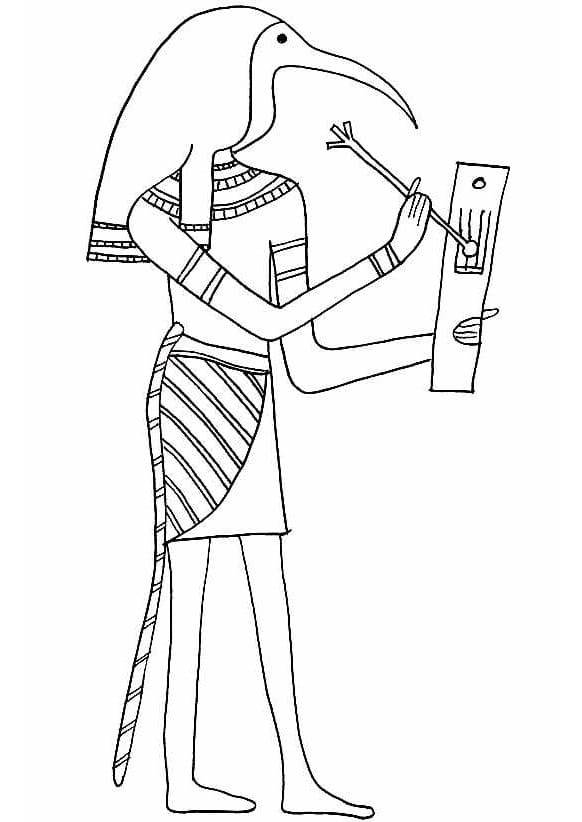 Printable Thoth coloring page - Download, Print or Color Online for Free