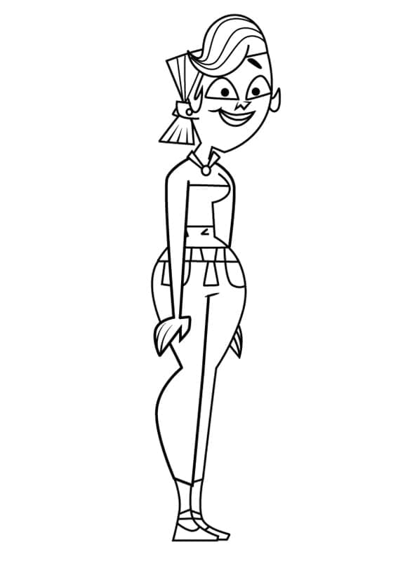 Sierra from Total DramaRama coloring page