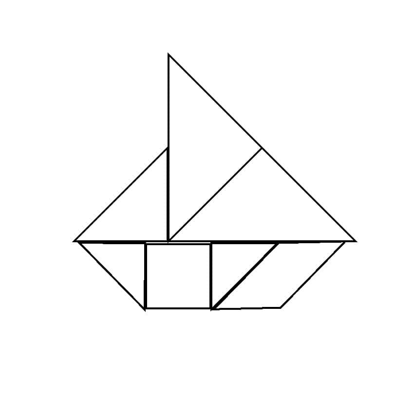 Tangram Boat