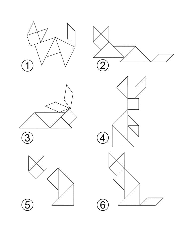 Tangrams Animals