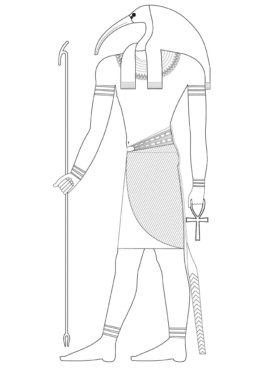 Thoth coloring pages - ColoringLib