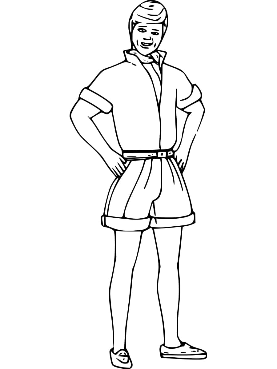 Toy Story 3 Ken coloring page - Download, Print or Color Online