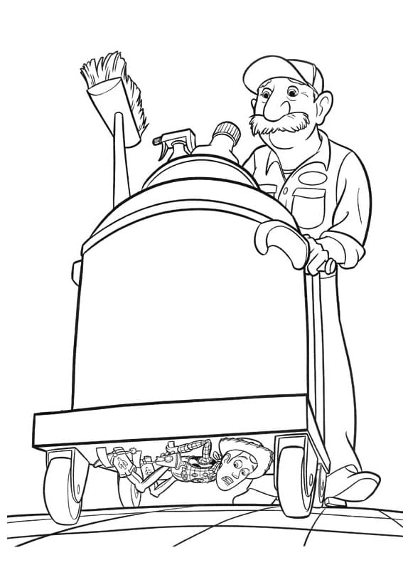 Toy Story 3 Printable coloring page