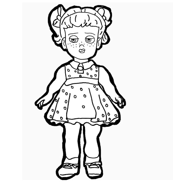 Toy Story Gabby Gabby coloring page