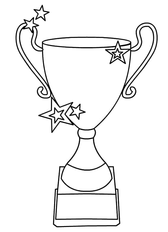 Trophy Free coloring page