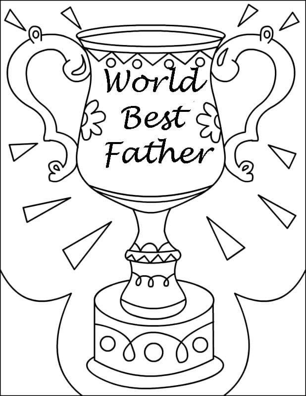 World Best Father Trophy