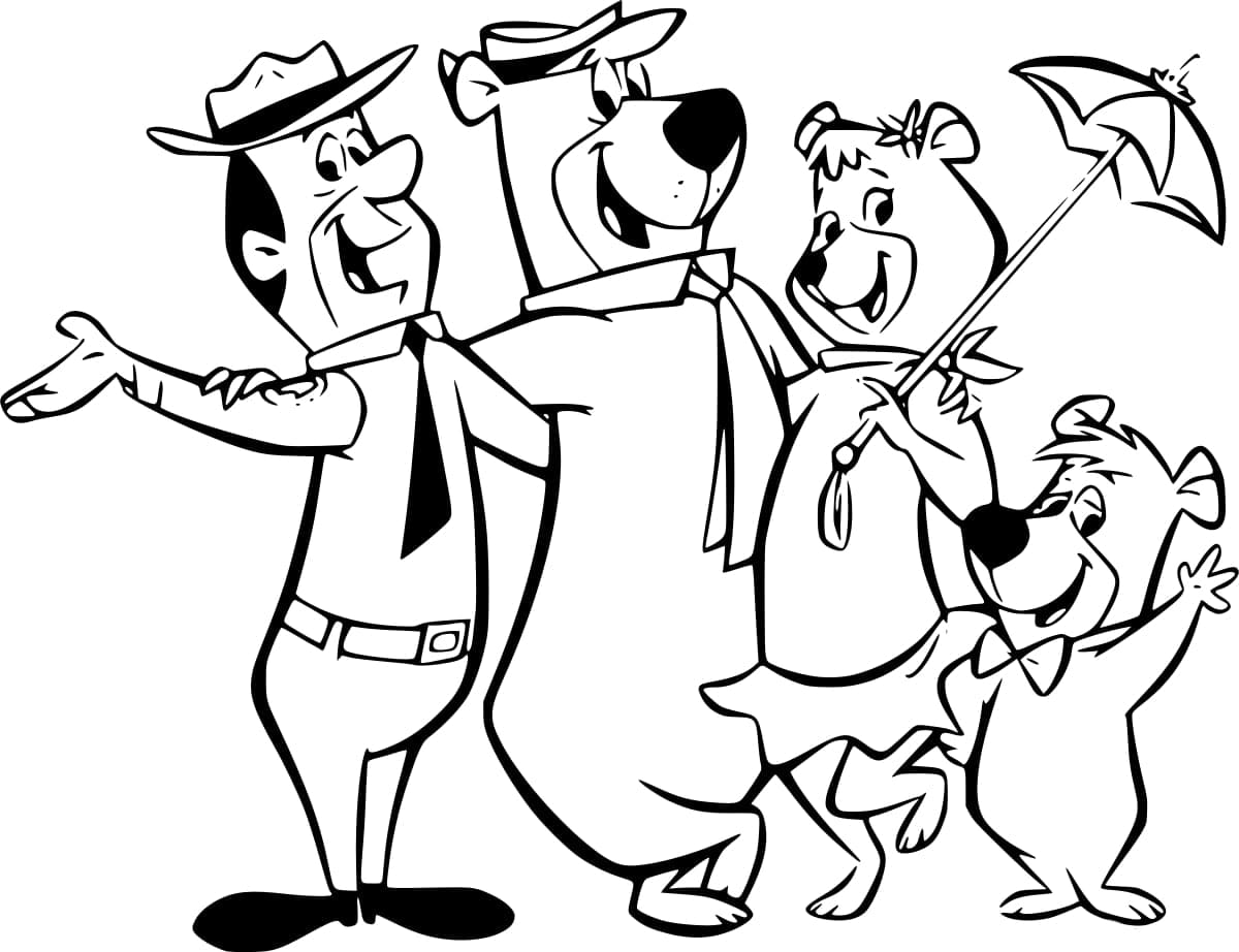 Yogi Bear Free Printable