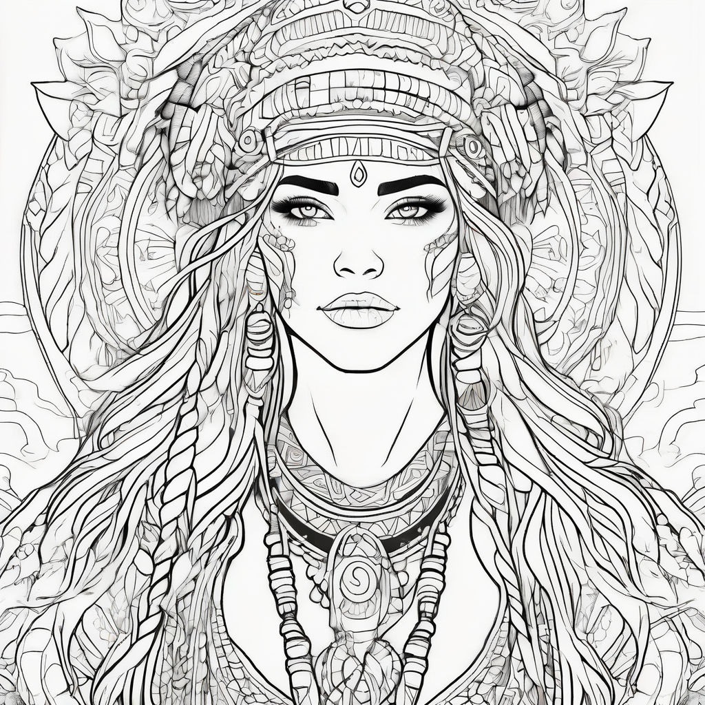 Amazing Mayan coloring page - Download, Print or Color Online for Free