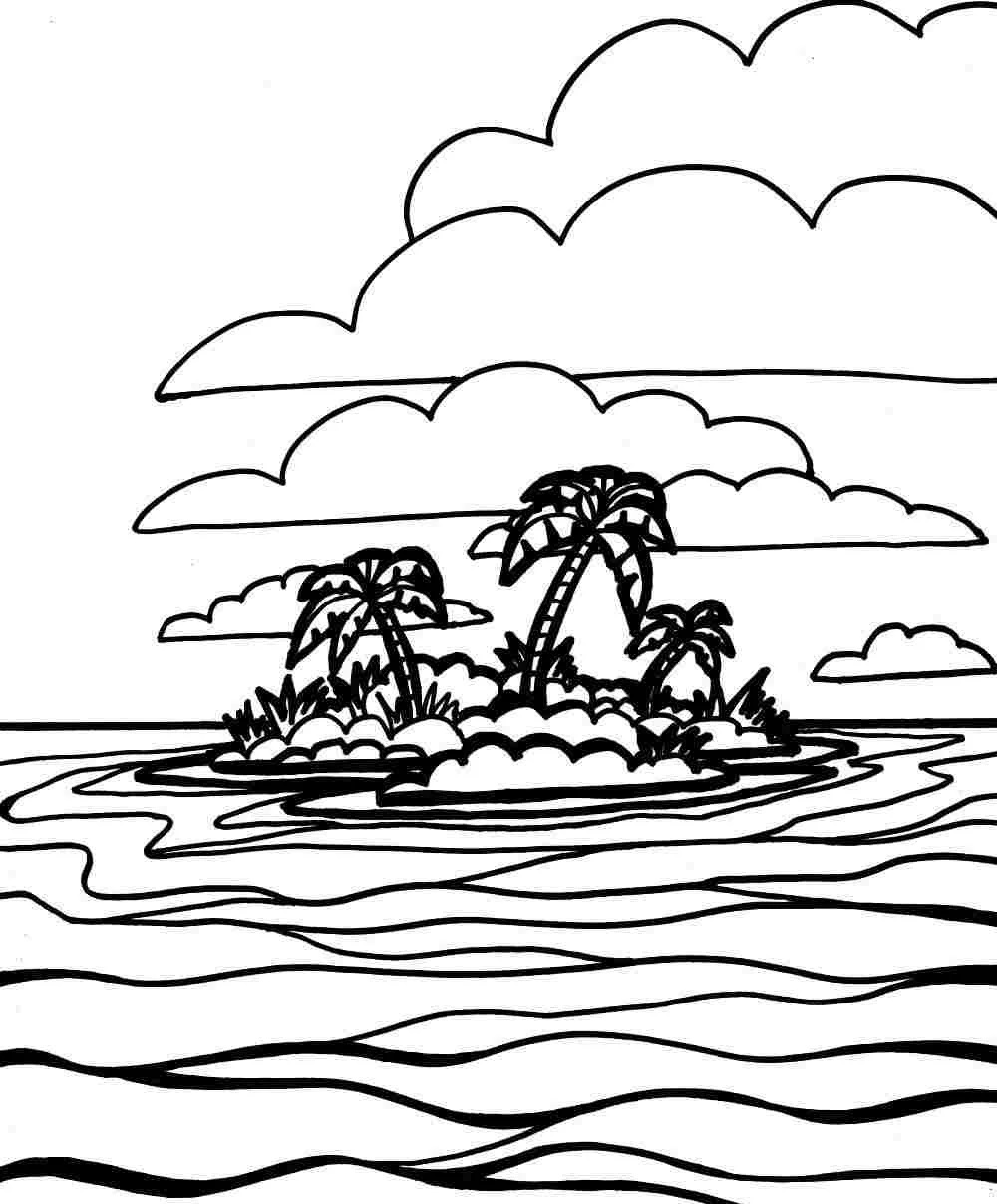 Free Oasis coloring page