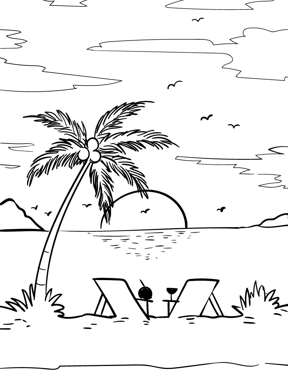 Normal Sunrise coloring page